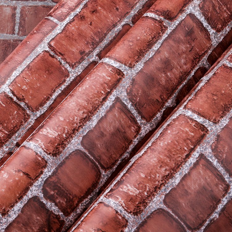 Diy Red Brick Wallpaper Design for a Classic outlook