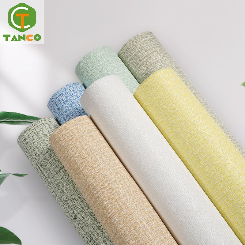 Wall paper foam soundproof 3d pvc waterproof wallpaper rolls for office