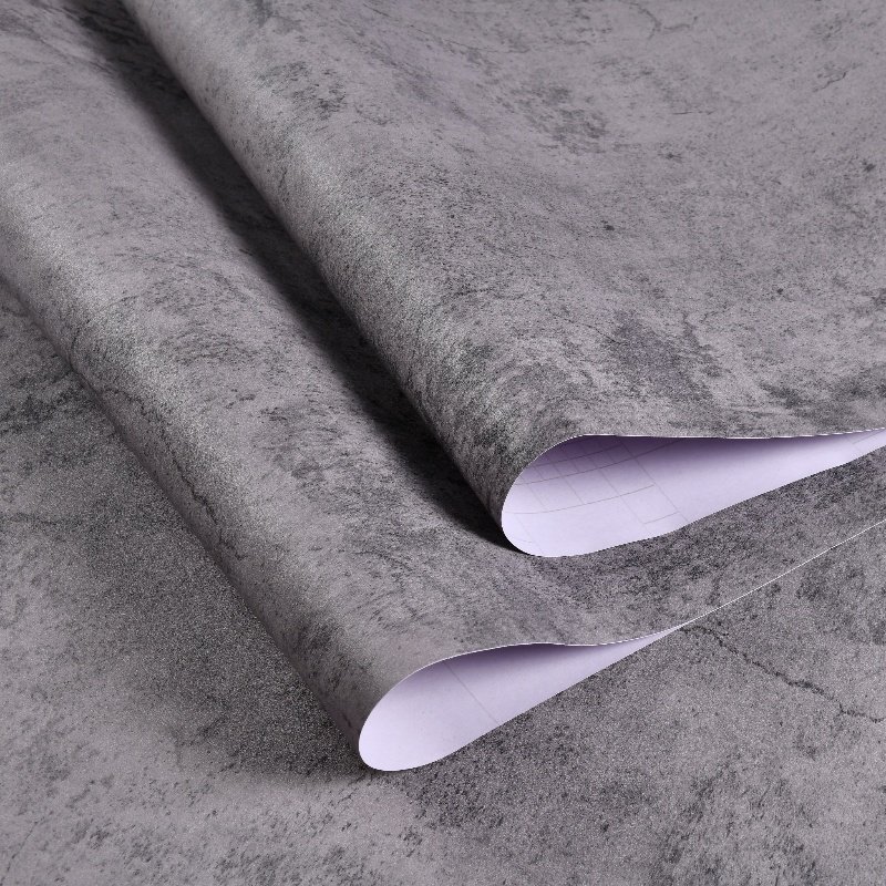 Factory Direct Durable Peel Stick Wallpaper Grey Ethnic Pattern PVC Waterproof Floor Tile Hot-Sales Indoor Fabric Floor Sticker