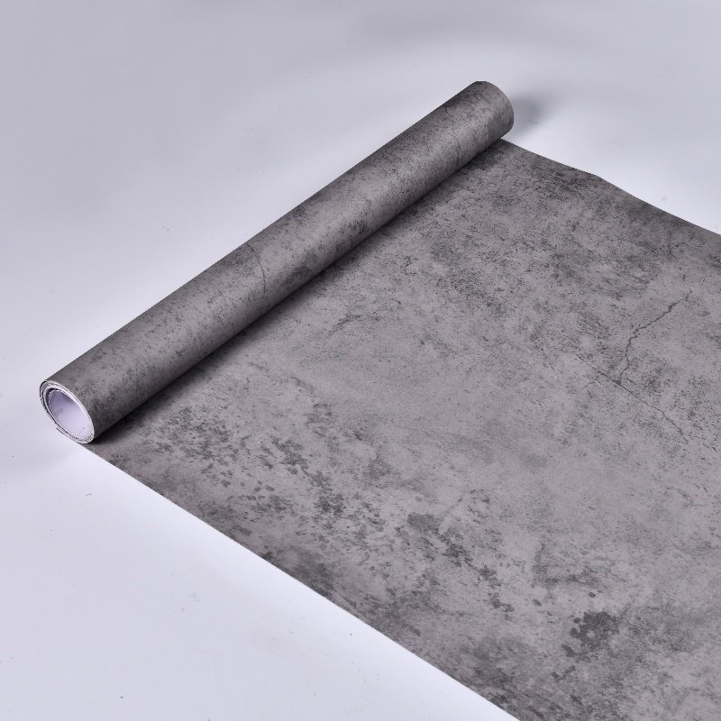 Factory Direct Durable Peel Stick Wallpaper Grey Ethnic Pattern PVC Waterproof Floor Tile Hot-Sales Indoor Fabric Floor Sticker