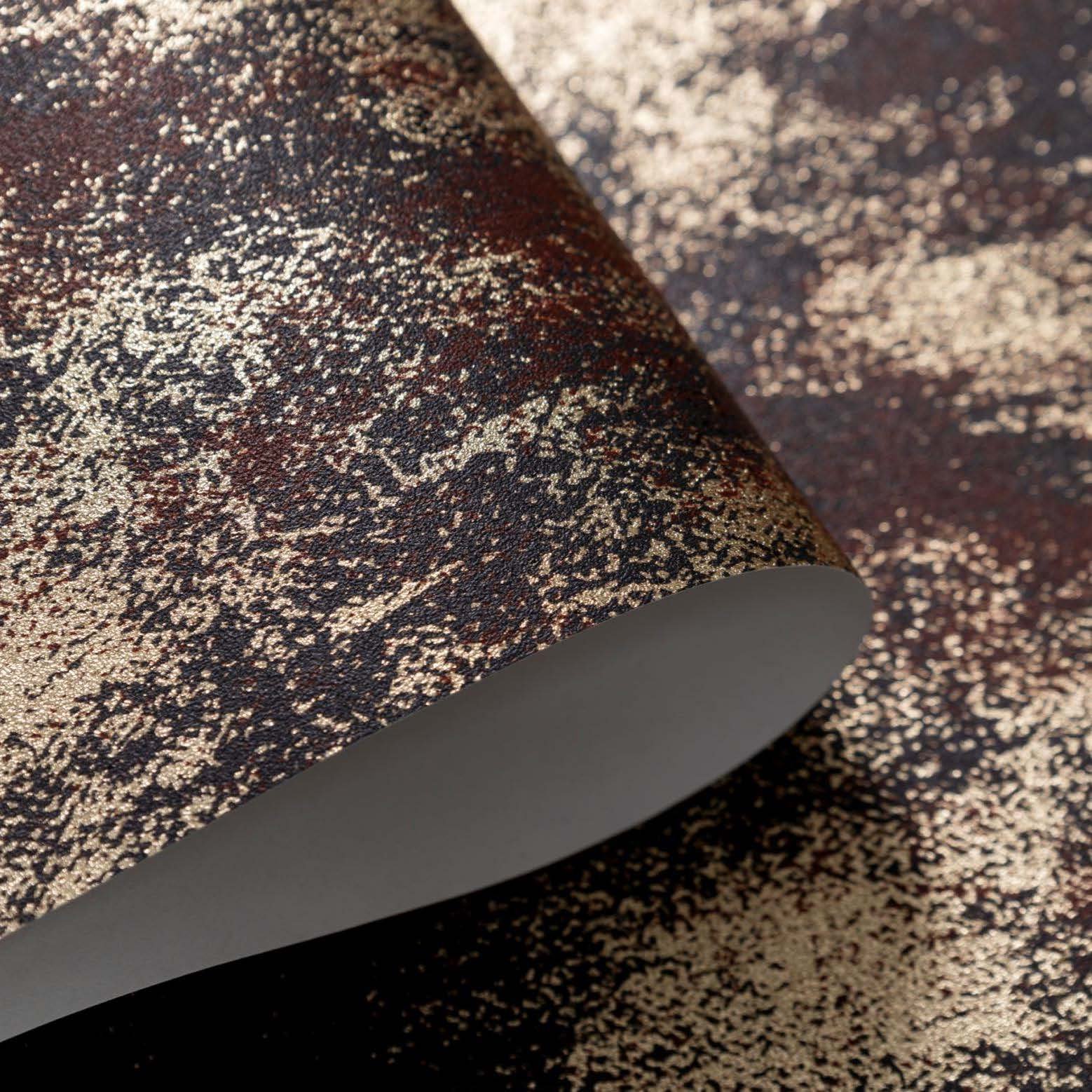 waterproof Vinyl PVC Wallpaper wall decorations for home emboss wall paper golden