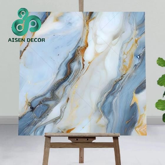 Marble Wallpaper Rolls Modern Luxury 3d Vinyl Peel And Stick Wallpapers Other Wall Panels Home Decor Natural Xpe Sticker 60*60cm