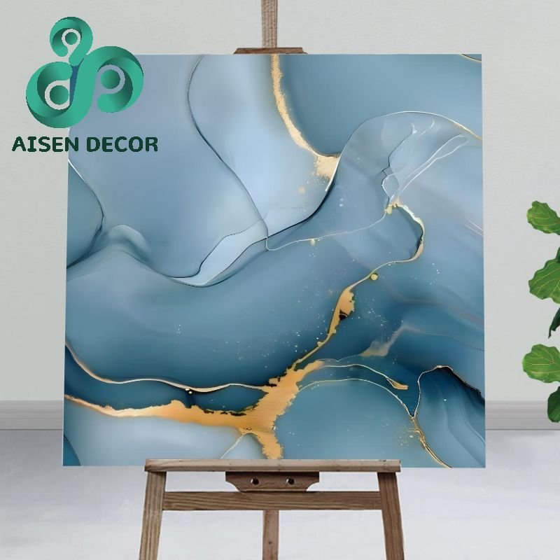 Marble Wallpaper Rolls Modern Luxury 3d Vinyl Peel And Stick Wallpapers Other Wall Panels Home Decor Natural Xpe Sticker 60*60cm