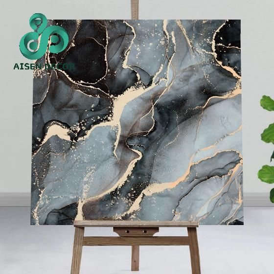 Marble Wallpaper Rolls Modern Luxury 3d Vinyl Peel And Stick Wallpapers Other Wall Panels Home Decor Natural Xpe Sticker 60*60cm