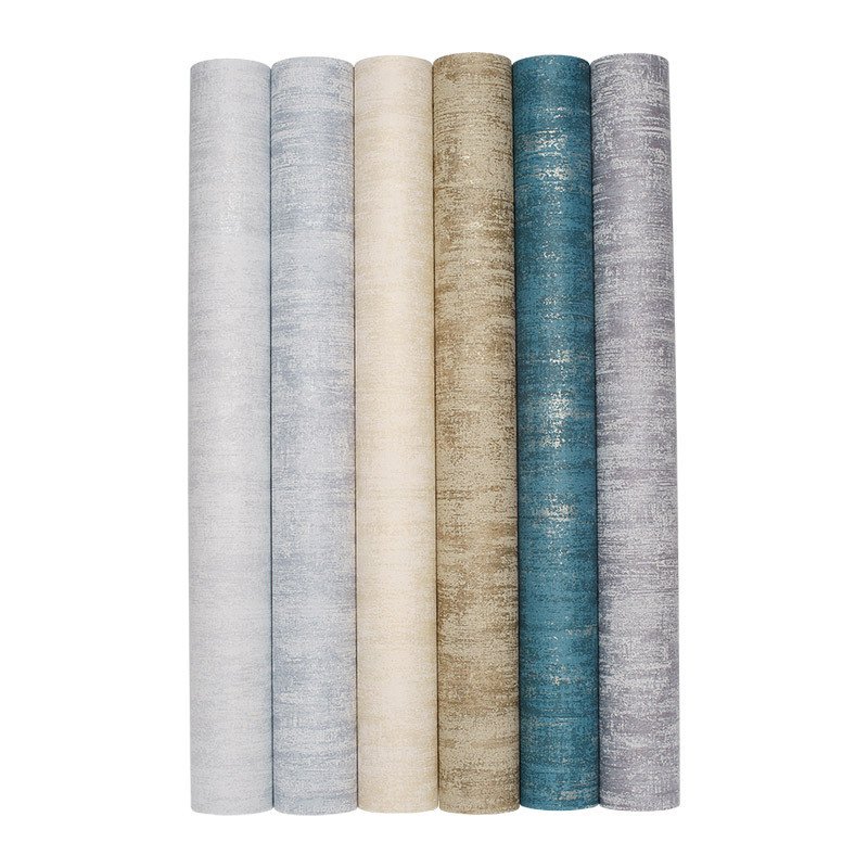 Modern Simple Wallpaper Bedroom 3D Living Room White Vertical Stripe Non Woven Wall Cloth European TV Background Wall Paper