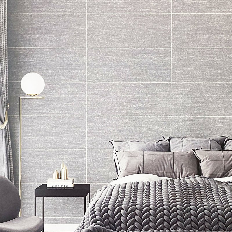 Factory Outlets Rectangular Lattice Non-woven Living Room Bedroom Modern Simple Background Wall 3d Wallpaper