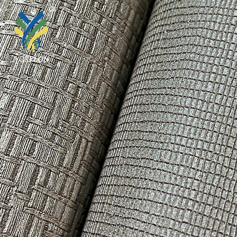 WIS INStock Free Sample Luxury Modern Textured PVC Vinyl Wall coverings Wall paper For Hotel Home Wall Decoration