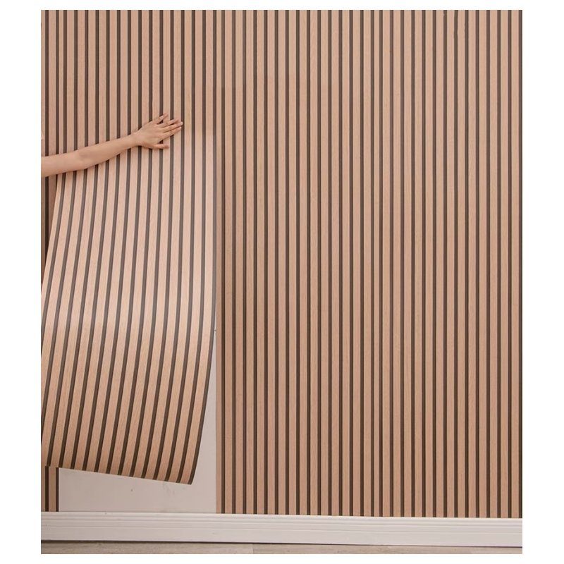 Pvc Fluted Cladding Wall Panel Self Adhesive Peel And Stick 3d Wallpaper Water Proof Papel De Parede