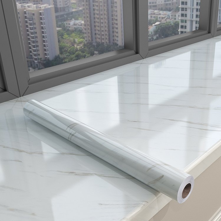 Kitchen oil-proof stickers 3d wallpaper home decoration adhesive waterproof wallpaper high temperature surface marble wallpaper
