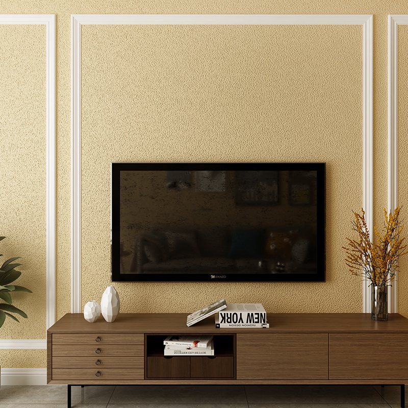 FM HOME thick wallpaper xpe foam wall paper rolls solid color stickers for living room bedroom