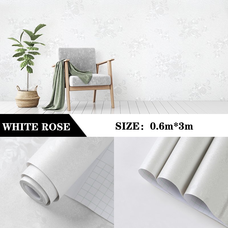 Hot Products Top 20 Rose Plain Silk Texture Wallpaper Self-adhesive Wall paper Rolls