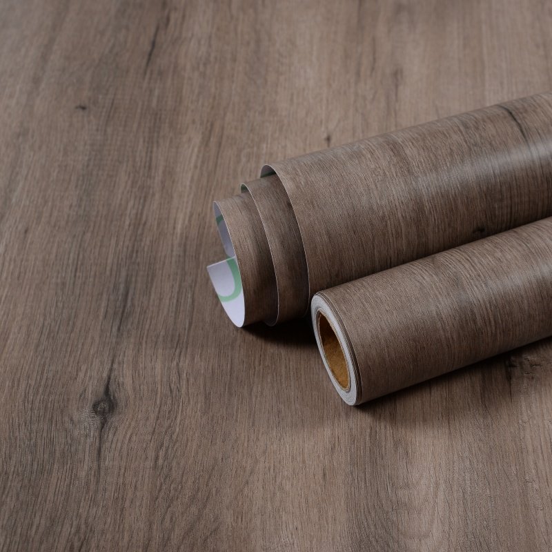 High Quality Vinyl Self Adhesive Wood Wallpaper Furniture Decorative Peel And Stick Wood Style Wall Sticker for House Furniture