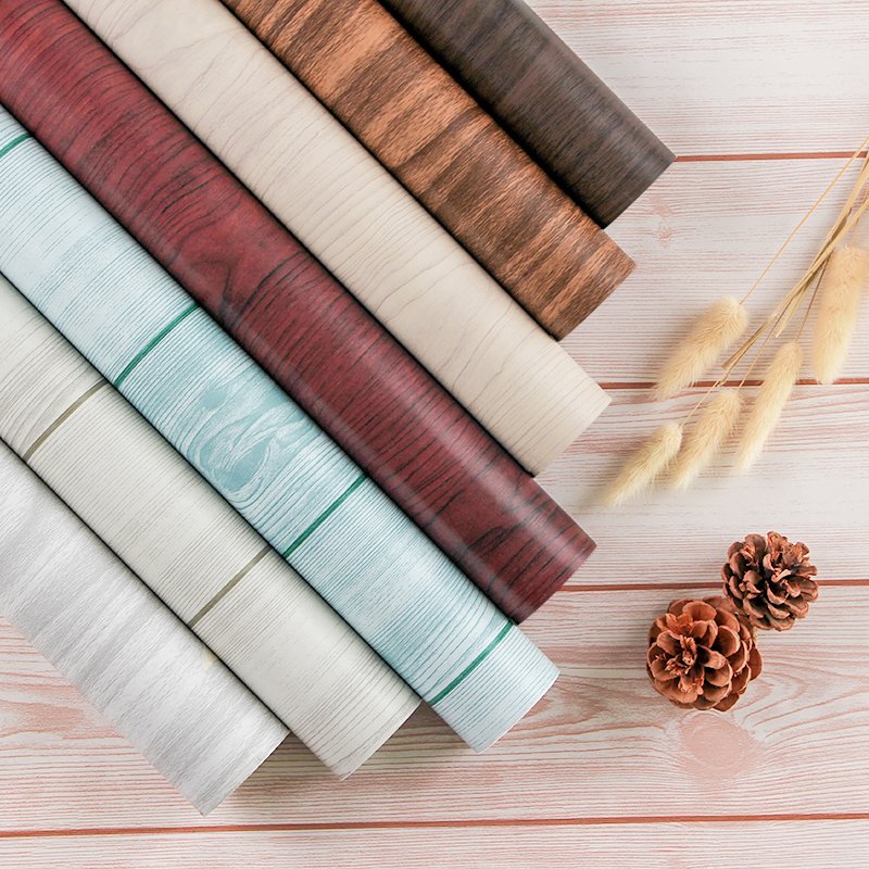 3D Nature Brown Wood Wallpaper Wall Decoration Good Quality Self Adhesive Wallpaper
