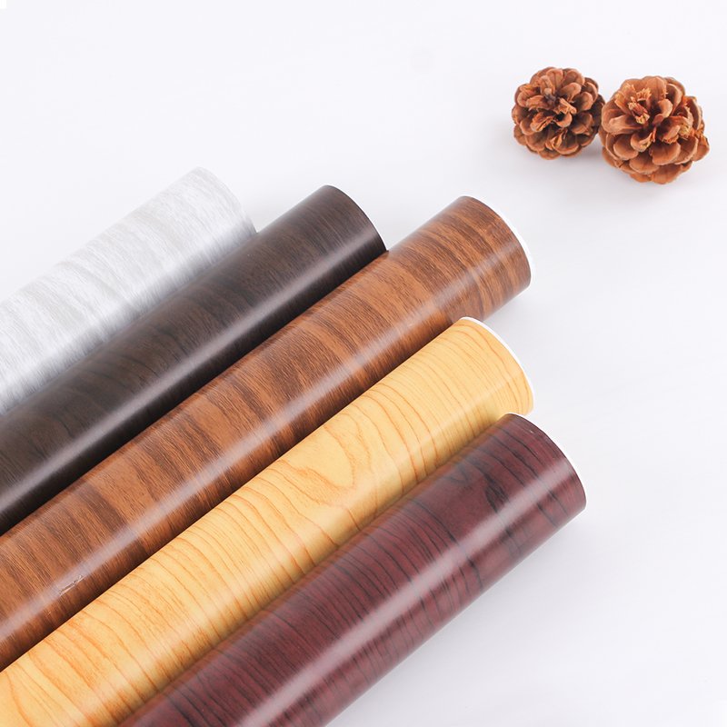 3D Nature Brown Wood Wallpaper Wall Decoration Good Quality Self Adhesive Wallpaper