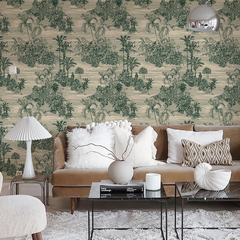 Wall Wallpaper Self-adhesive Wallpaper Wholesale TV Background Wall Paper Adhesive Plain Color PVC Wallpaper