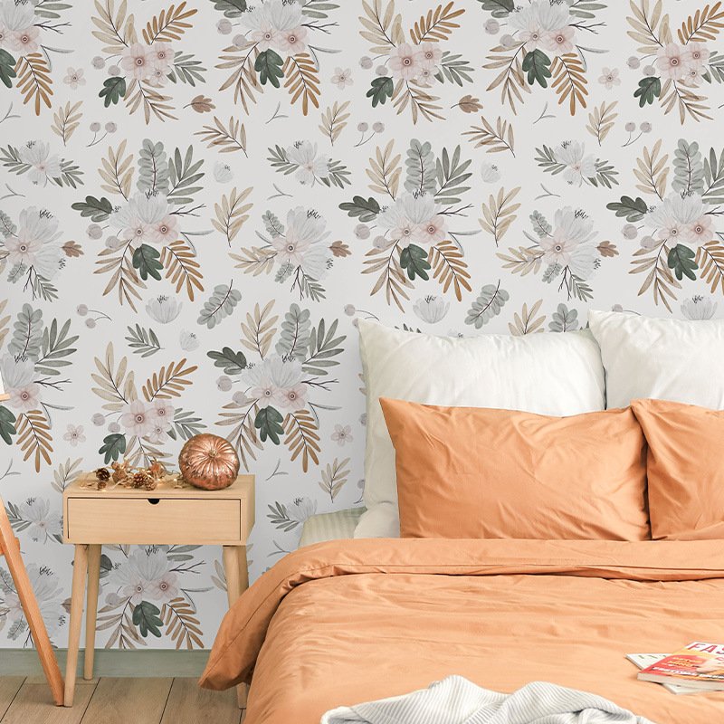 Wall Wallpaper Self-adhesive Wallpaper Wholesale TV Background Wall Paper Adhesive Plain Color PVC Wallpaper