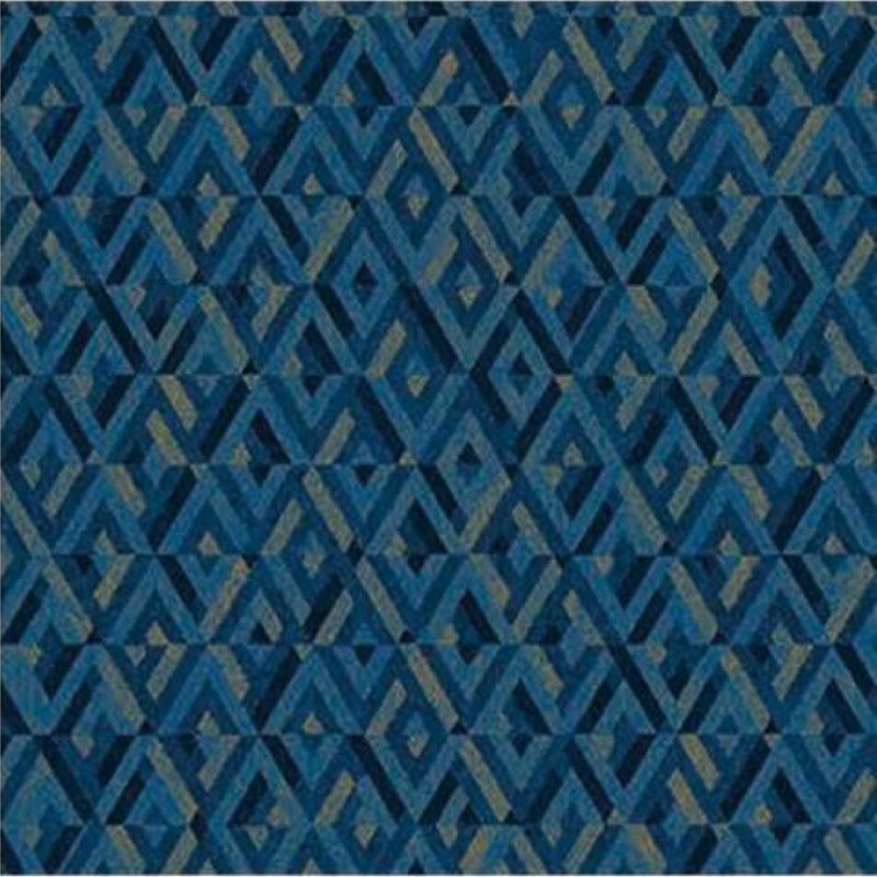 Diamond shaped geometric pattern brushing water Self adhesive 3D non-woven wallpaper