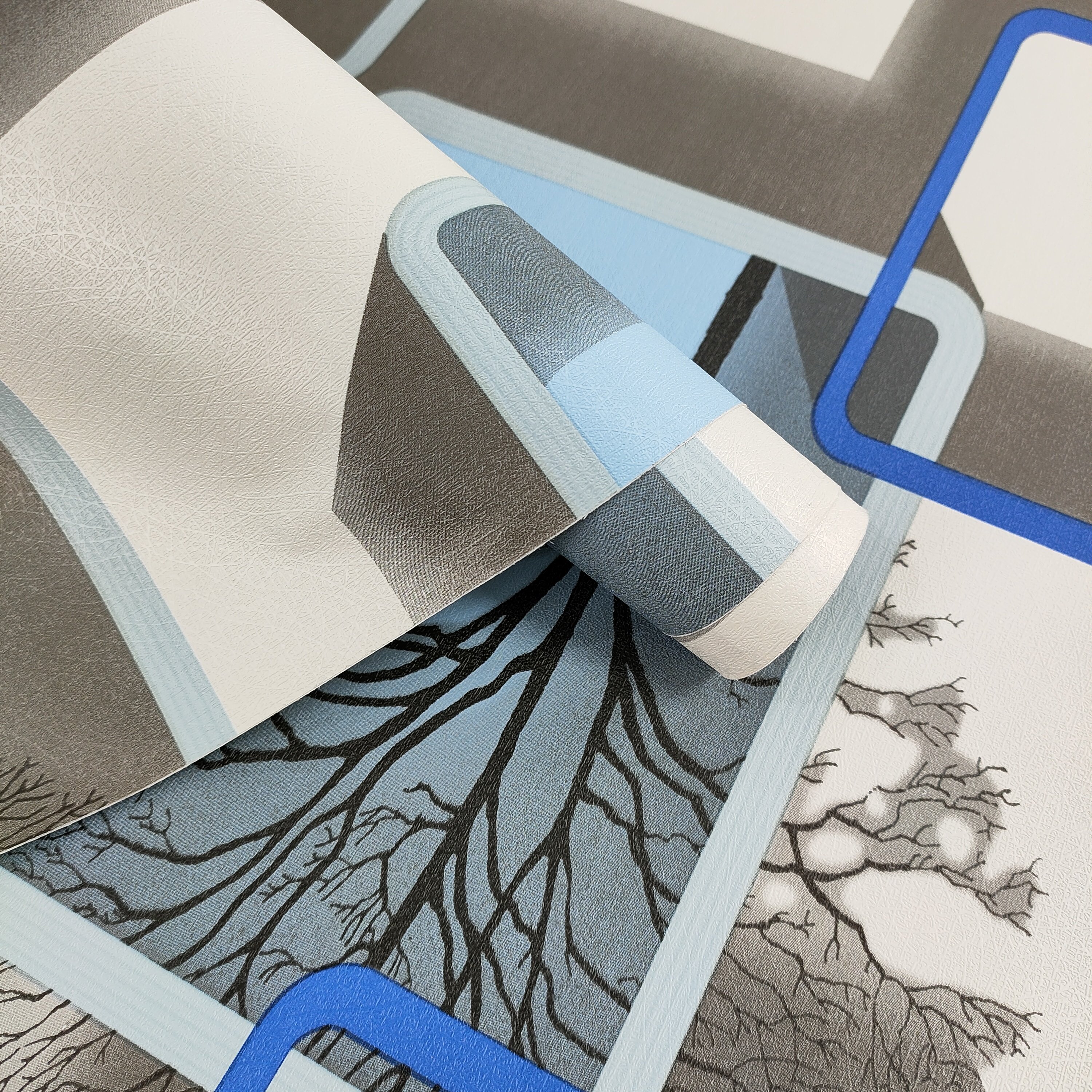 Factory supply room vinyl home decor pvc wallpaper sticker roll