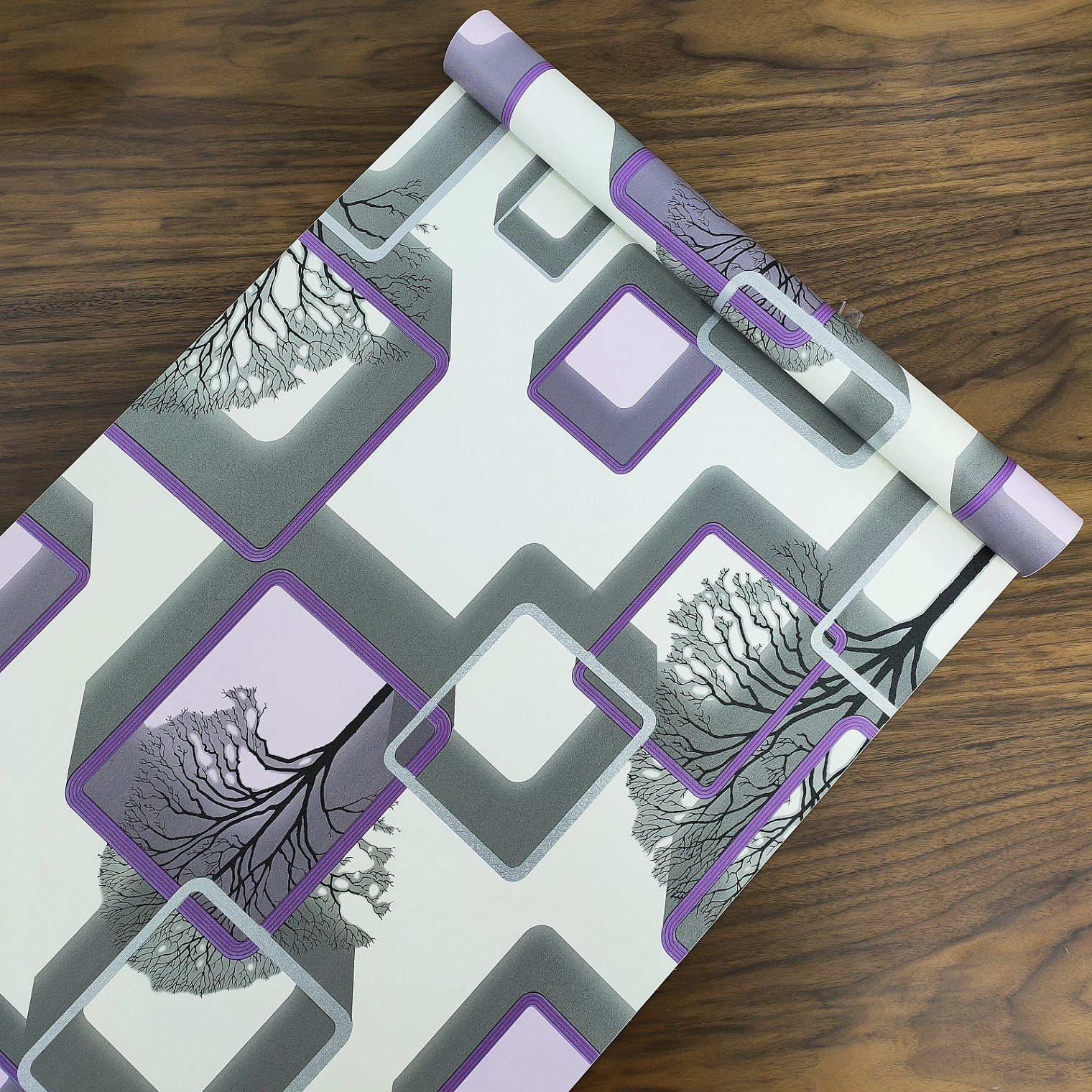 Factory supply room vinyl home decor pvc wallpaper sticker roll