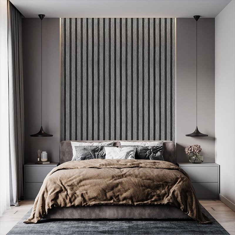 furniture surface renovation wall contact paper peel and stick slat wood wallpaper self adhesive waterproof for living room