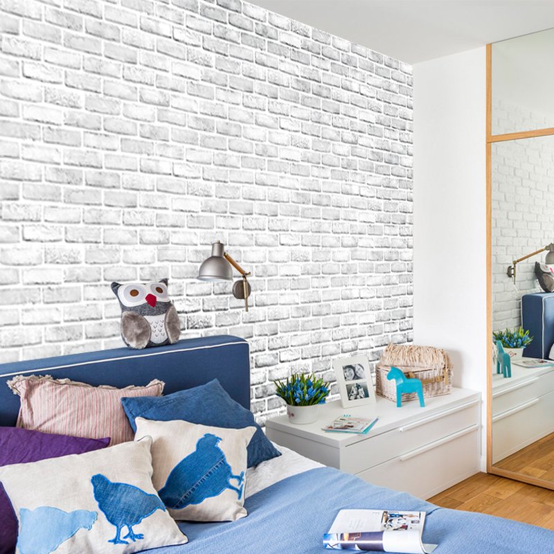 YIYAO Morden simple wallpaper glossy self adhesive wall paper