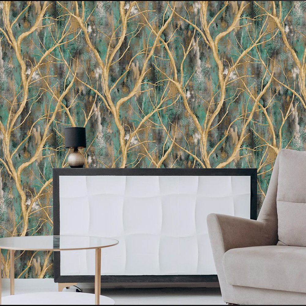Fireproof Luxury Wall Paper Rolls Interior Home Hotel Wallpapers Room Fabric Backed PVC Vinyl Textured Wallcovering