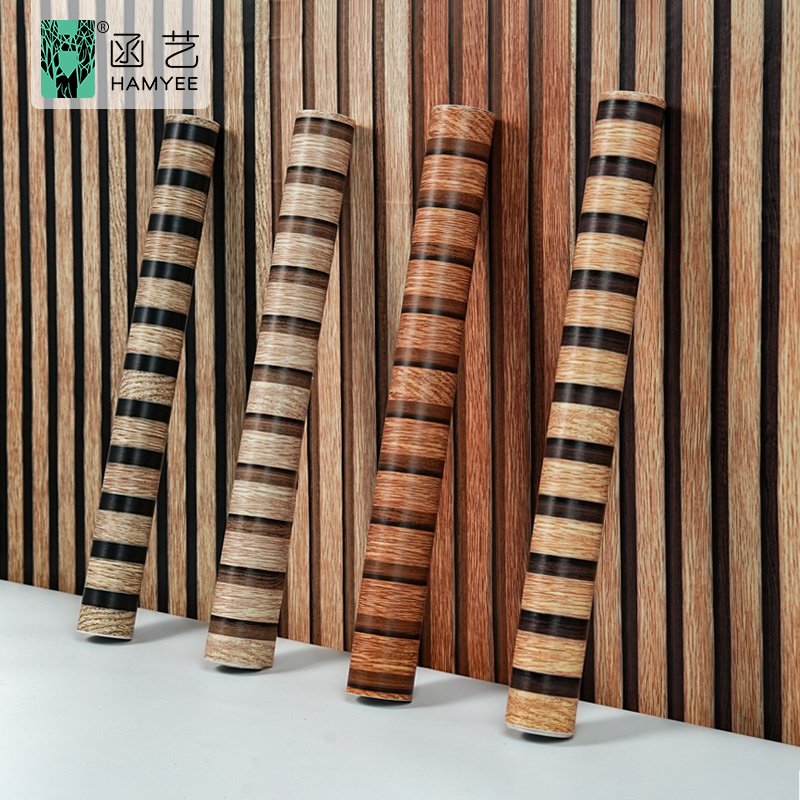 Factory price self adhesive wood grille vinyl wallpaper water proof wall paper home decoration modern