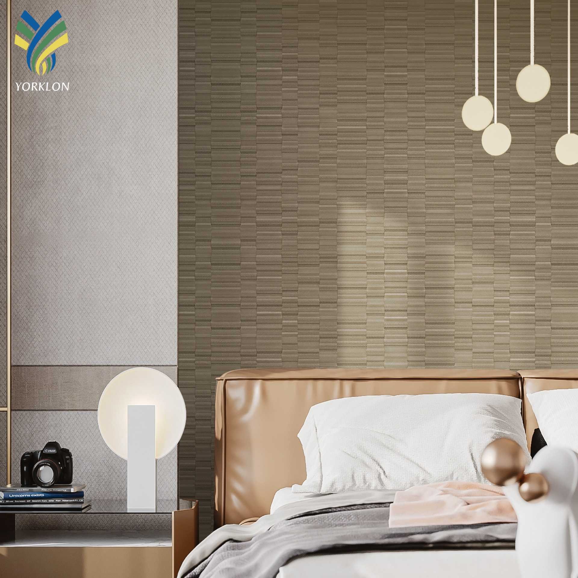 METRE - INSTOCK Modern Fire Proof Decorative PVC Wallcoverings Wallpaper For Wall Decoration