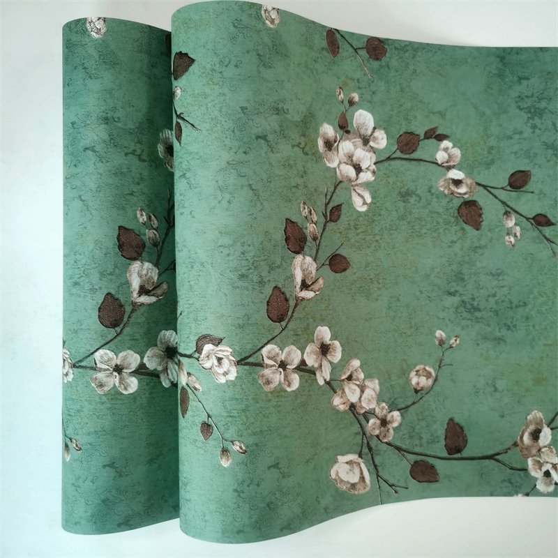 New Design Pvc Vinyl Embossed Wallpaper Rolls 3d Wallpaper Sticker Pvc Vinyl Wall-paper for Living Room Hall Kitchen