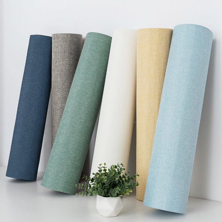 65X280cm Grey Luxury Wallpaper Living Room Decorative 3D Wallpaper Rolls