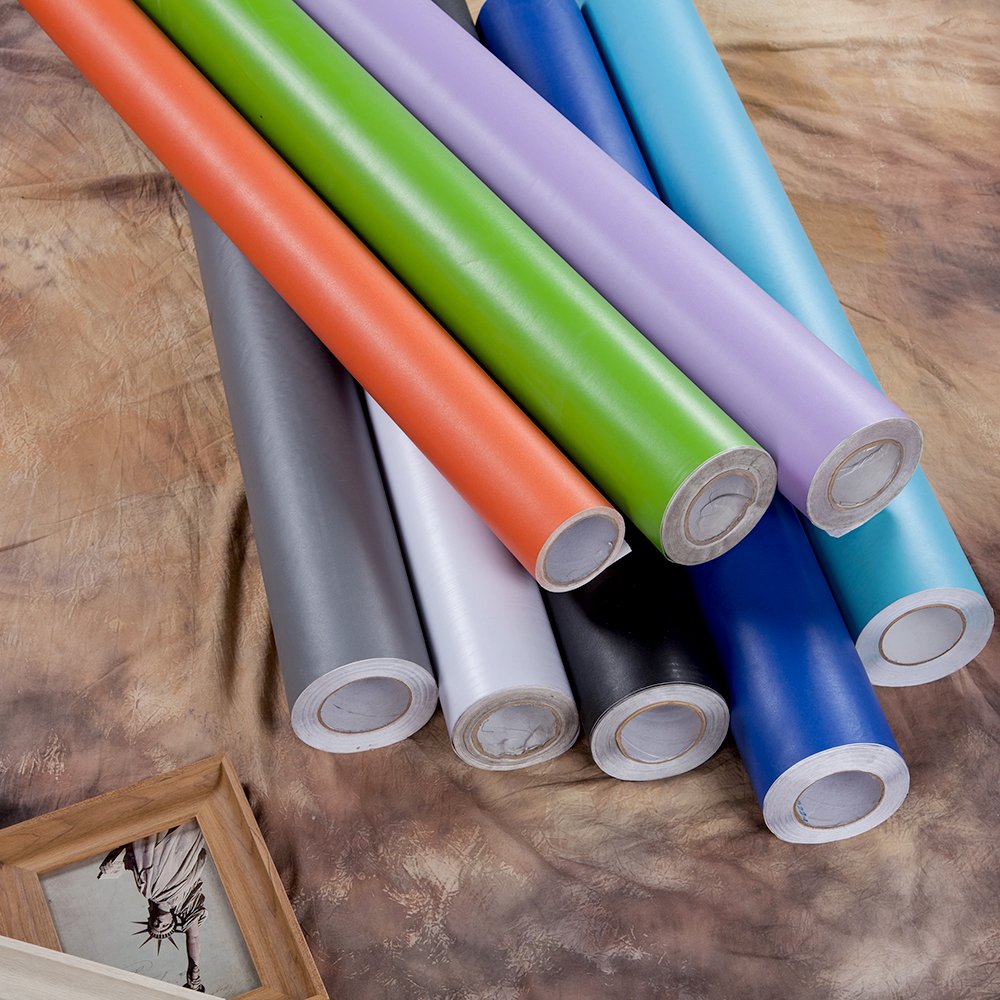 Vinyl PVC film Plain color PVC Lamination Film for Furniture Vacumn Membrane Press