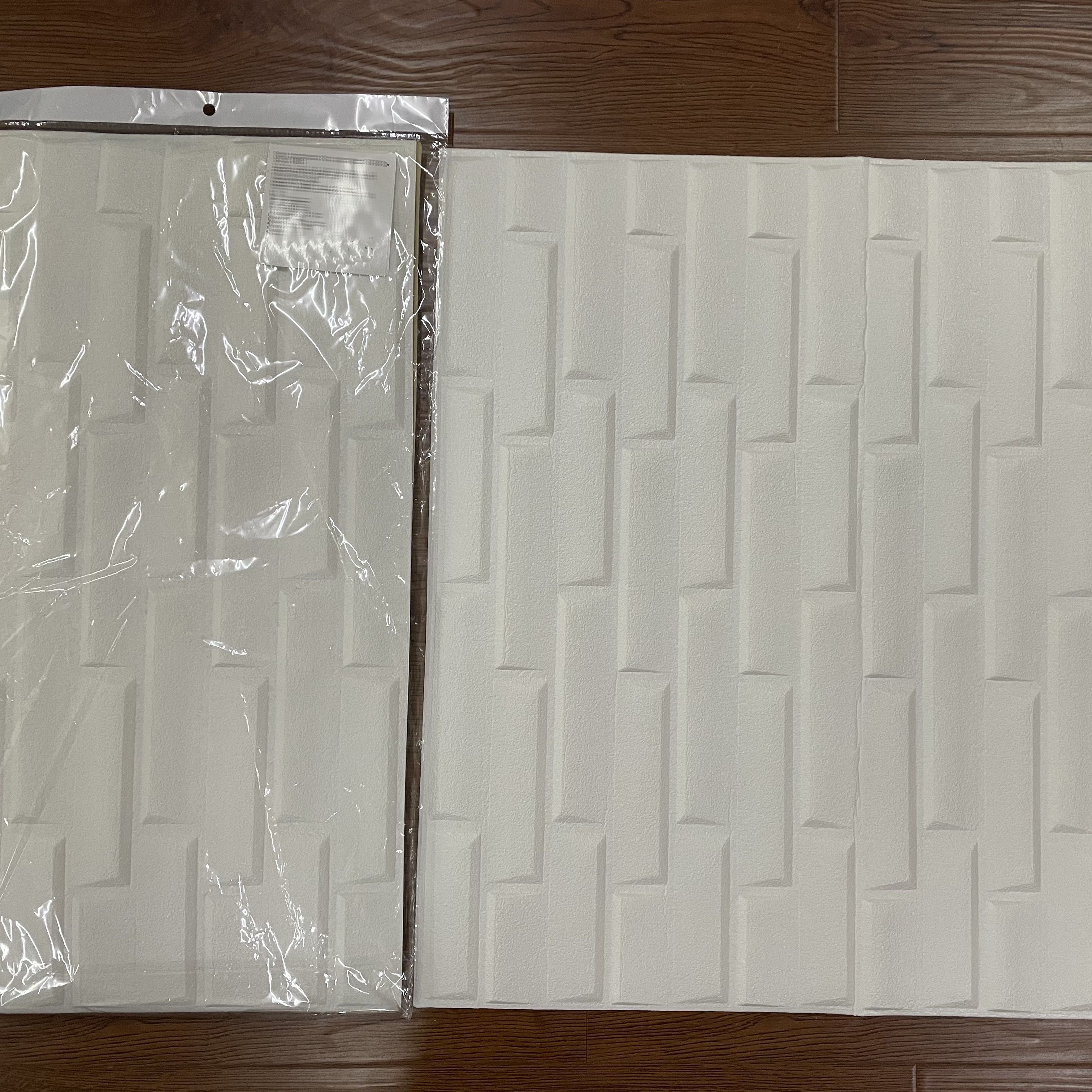 Factory Supply Modern 3D Brick PVC Self-Adhesive Wallpaper Waterproof Stone Wall Stickers for Bedroom