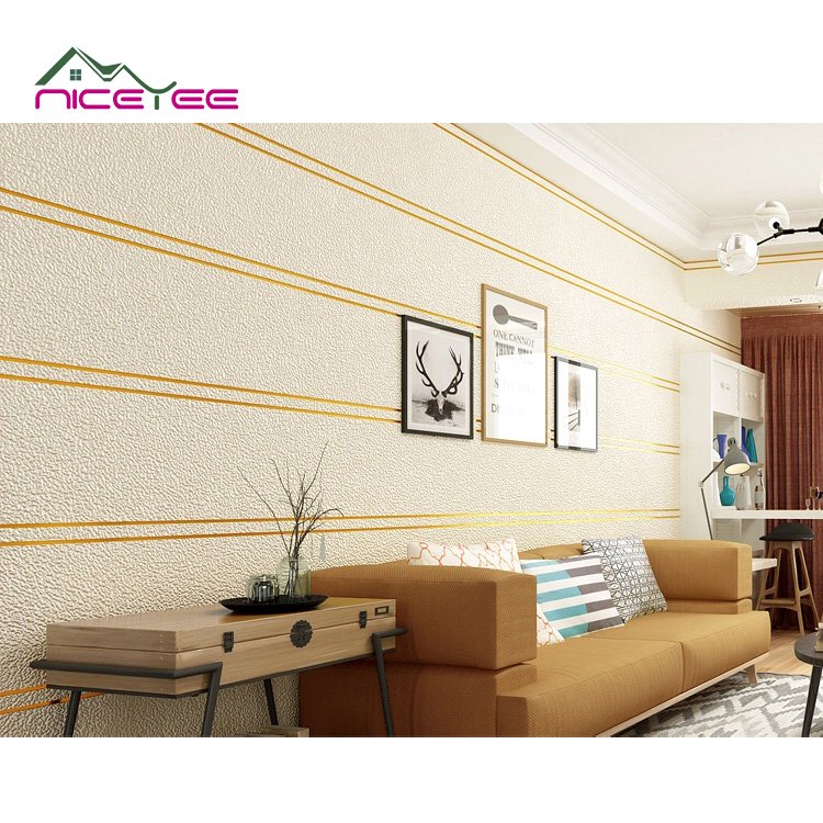 Cheap Custom Interior Home Decorations 3d Water Proof Wall paper Wallpaper Rolls For Home Decor Wall
