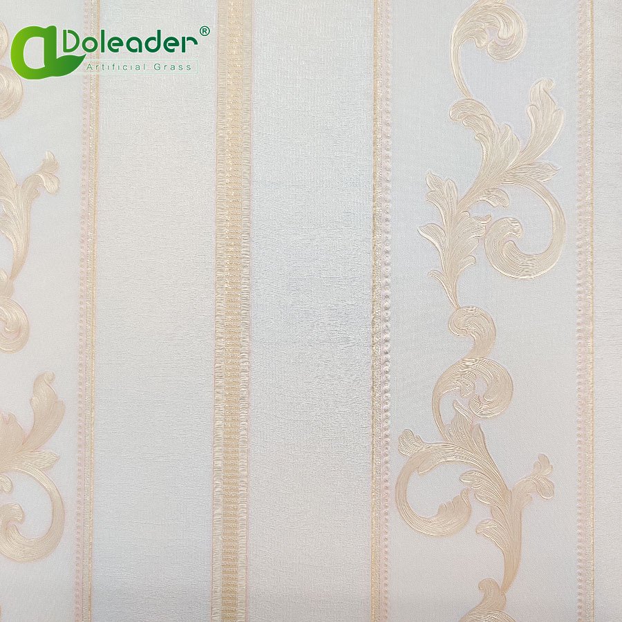 Doleader luxury nonwoven /pvc wall paper rolls home wall decoration stocklot