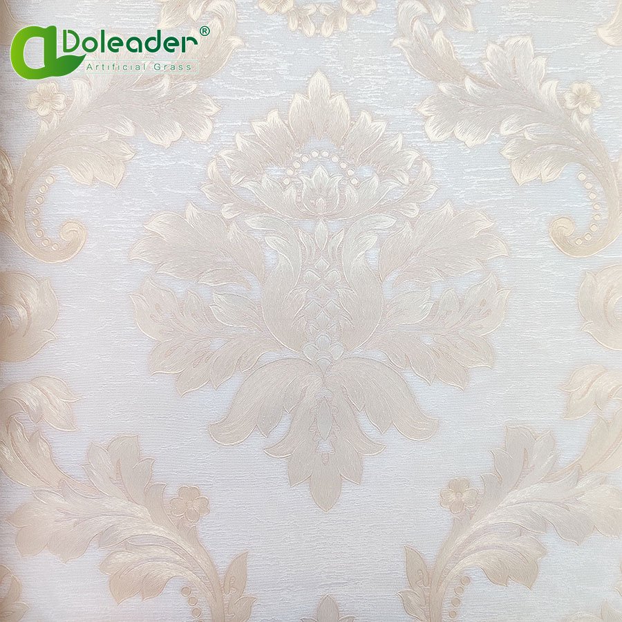 Doleader luxury nonwoven /pvc wall paper rolls home wall decoration stocklot