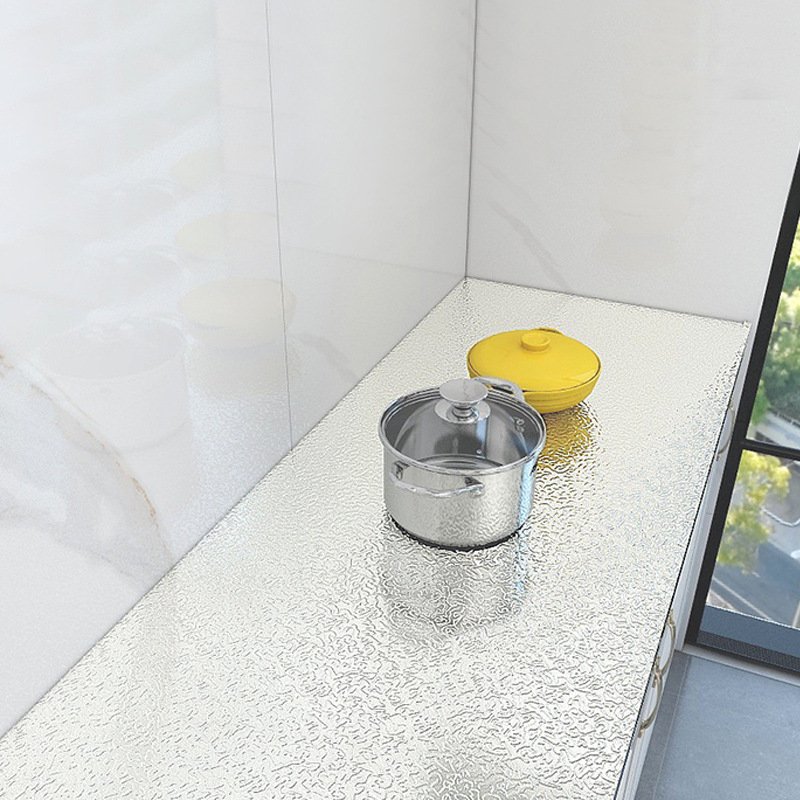 Vinyl Waterproof Oil Proof Moisture-Proof Thickened to Withstand High Temperatures Wallpaper Kitchen