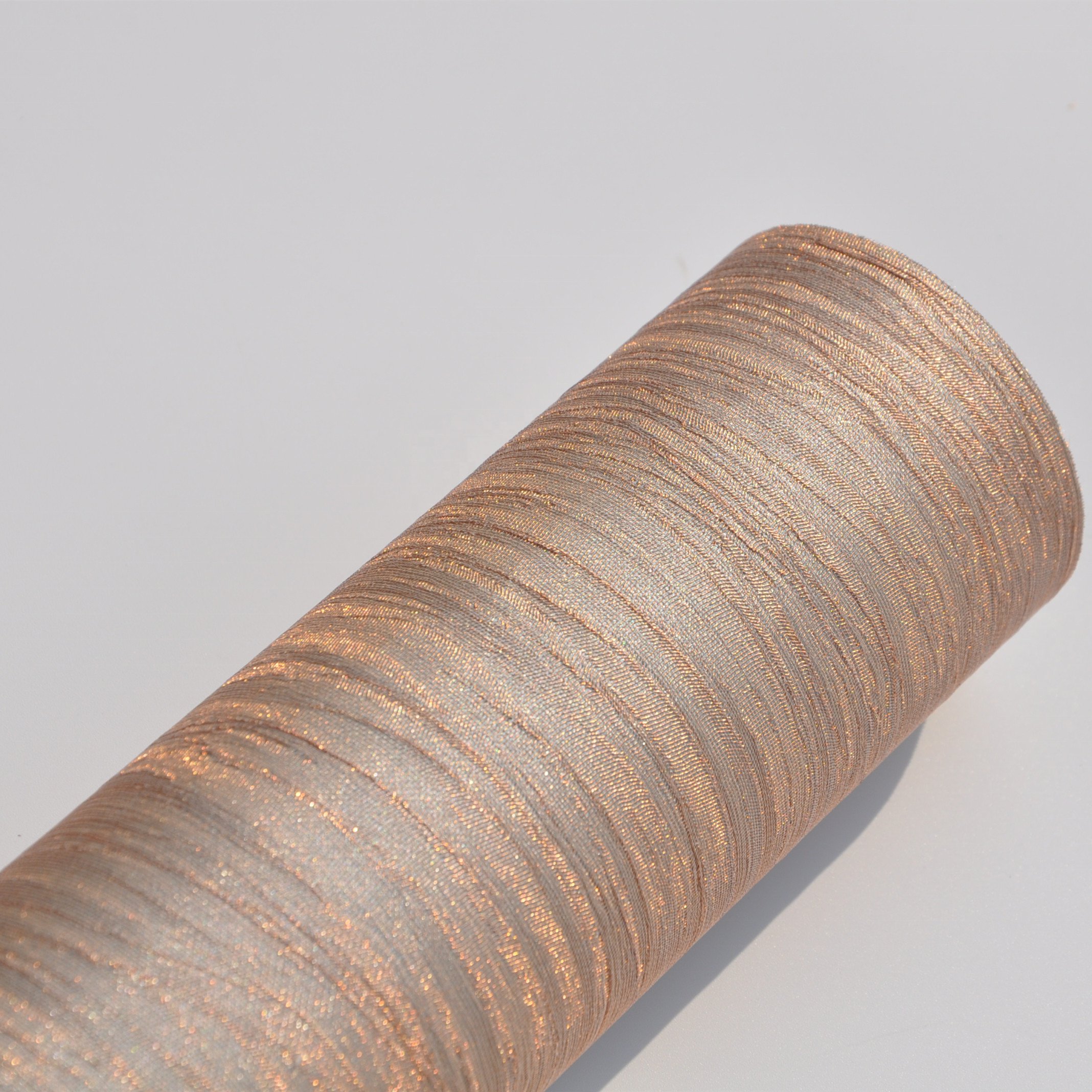 Natural Wallpaper Lurex Luxury Metallic Yarn Wallcovering for Home Hotel