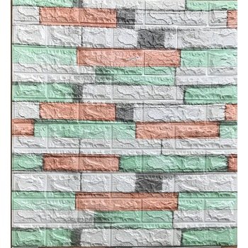 China supplier factory waterproof sticker for home decoration interior self adhesive 3d wallpaper