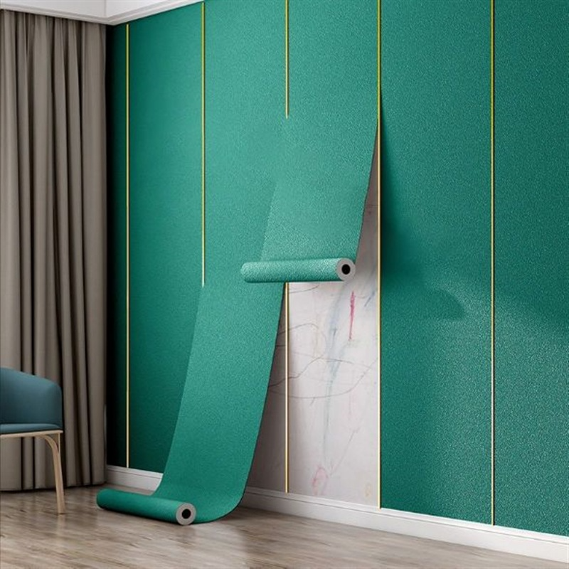 Manufacturer Self Adhesive Wallpaper Linen Textured Fabric Removable Peel and Stick 3D Wallpaper Rolls for Home Decoration