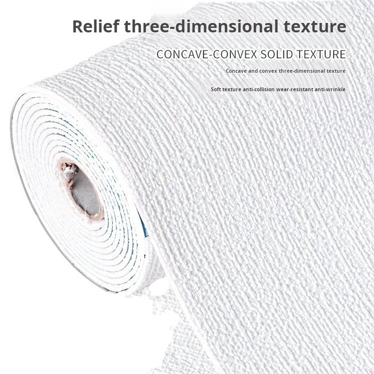 Manufacturer Self Adhesive Wallpaper Linen Textured Fabric Removable Peel and Stick 3D Wallpaper Rolls for Home Decoration