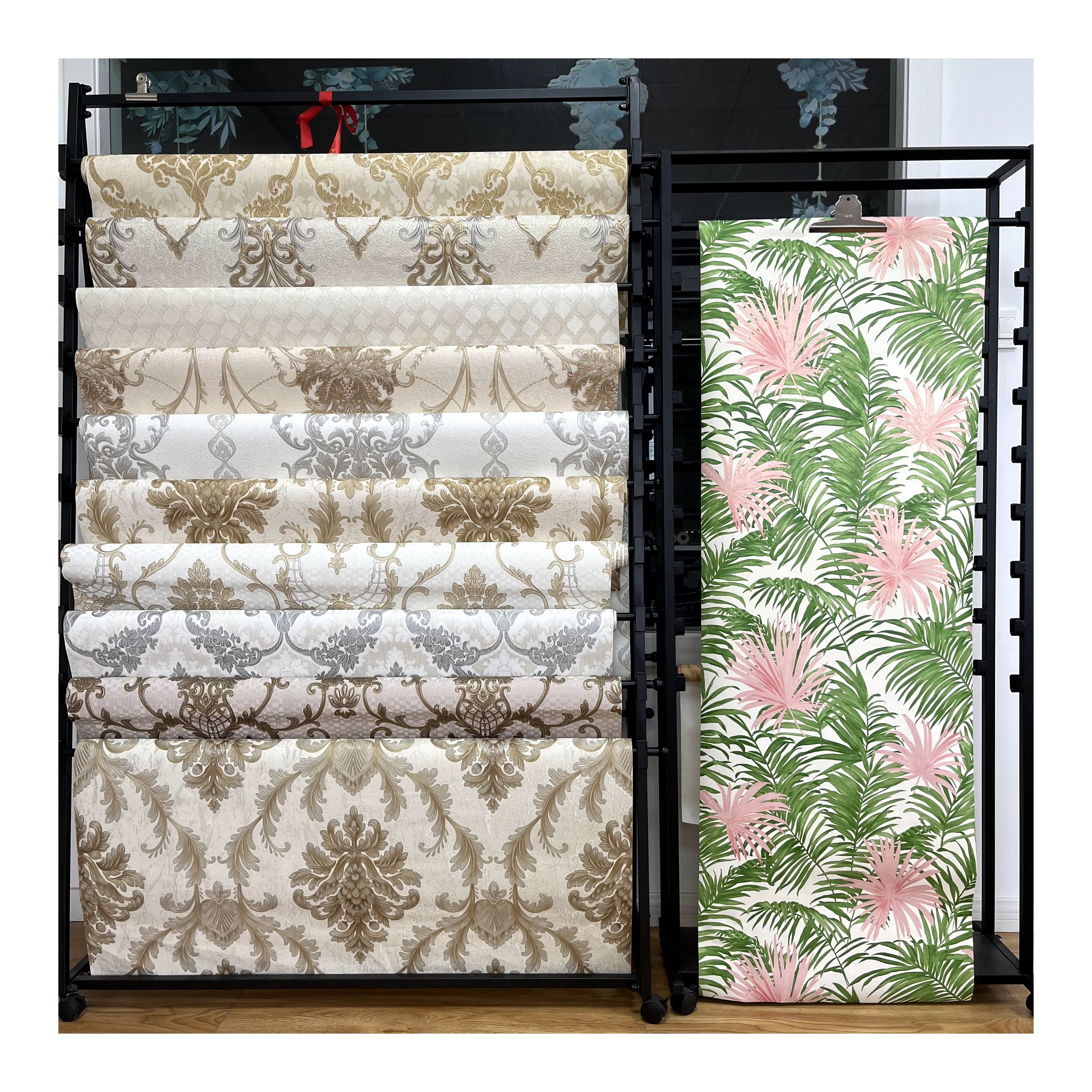 New launch pvc wallpaper brick stone wooden designs fro restaurant decoration with high quality from top supplier