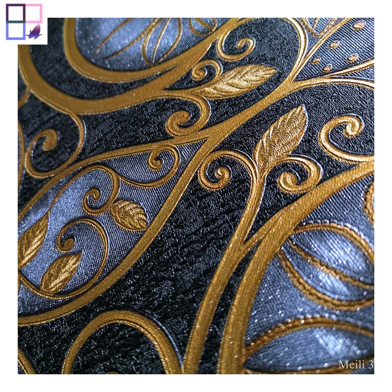 China manufacturer hotsale products Luxury pattern vinyl floral PVC 3d wallpaper for Bar
