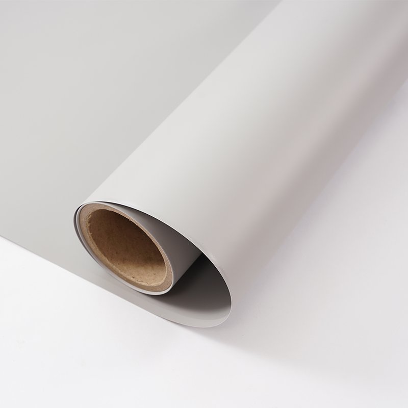 Waterproof Wall Decor Panel Customized pp decorative films rolls solid color textured wallpaper