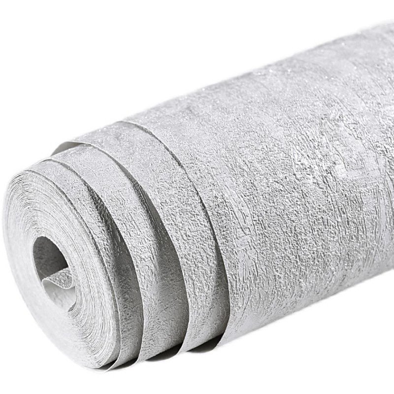 Diatom Ooze Solid Color Waterproof Moisture-Proof Home Bedroom Living Room Thickened Self-Adhesive Wallpaper