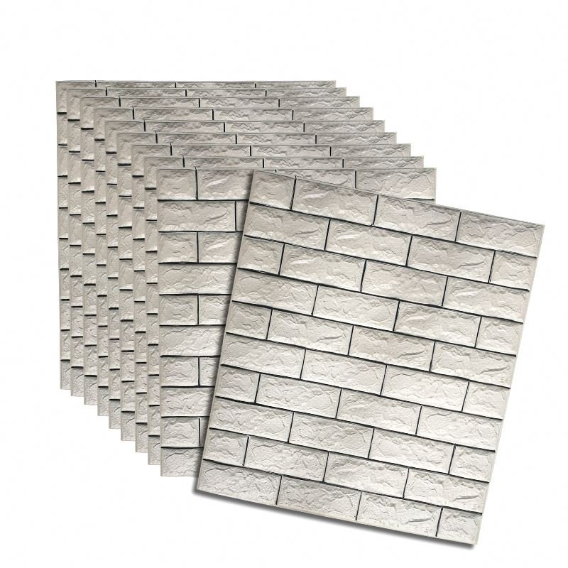 self adhesive wall paper rolls stone wallpaper pvc 3d brick wallpaper