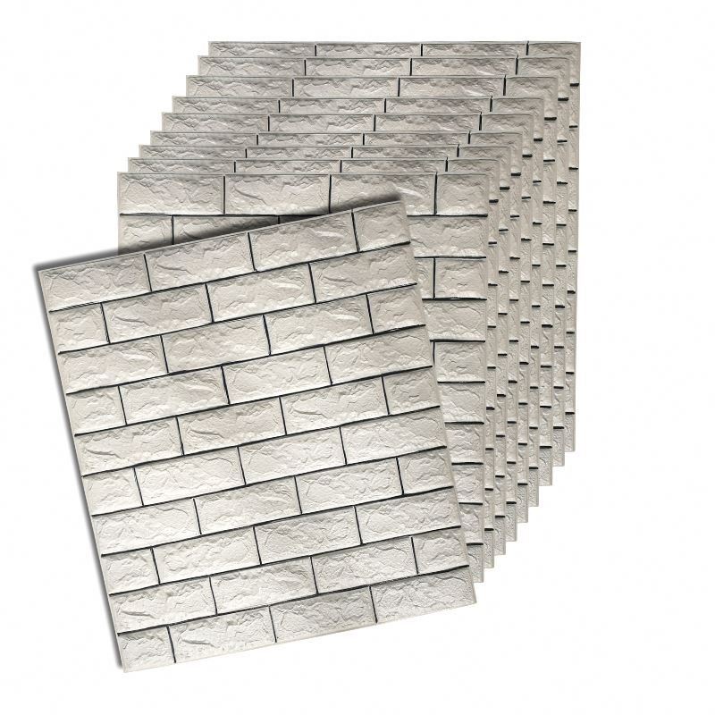 self adhesive wall paper rolls stone wallpaper pvc 3d brick wallpaper