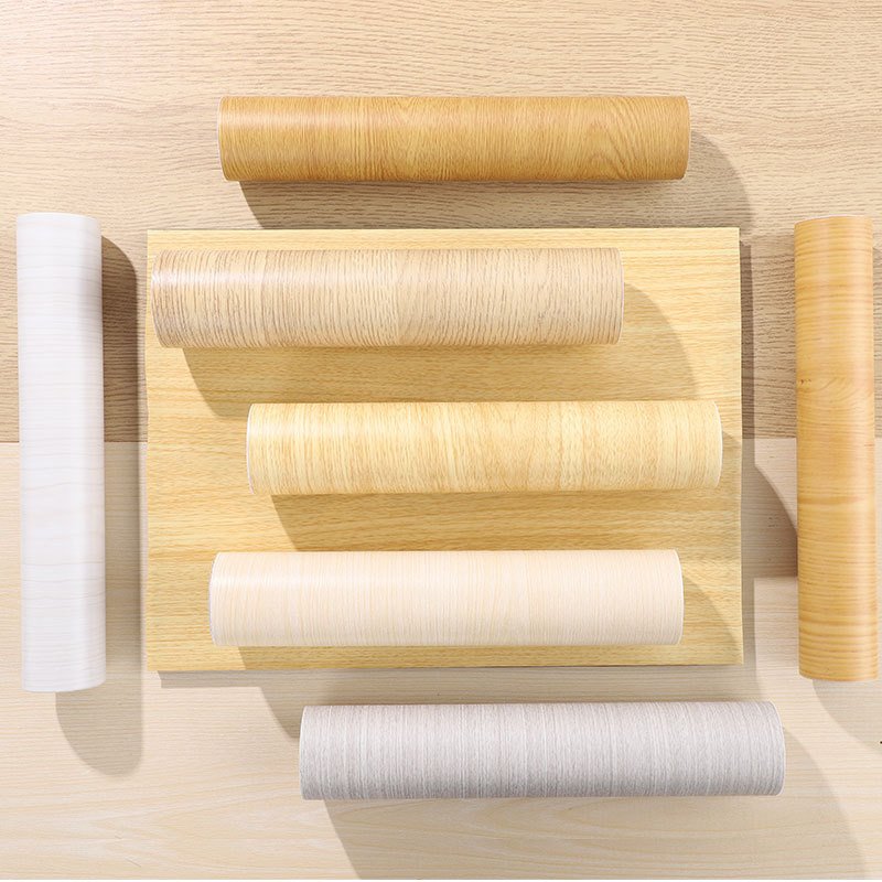 wood look vinyl home bathroom peel and stick laminated wallpaper adhesive 3d rolls luxury for printing