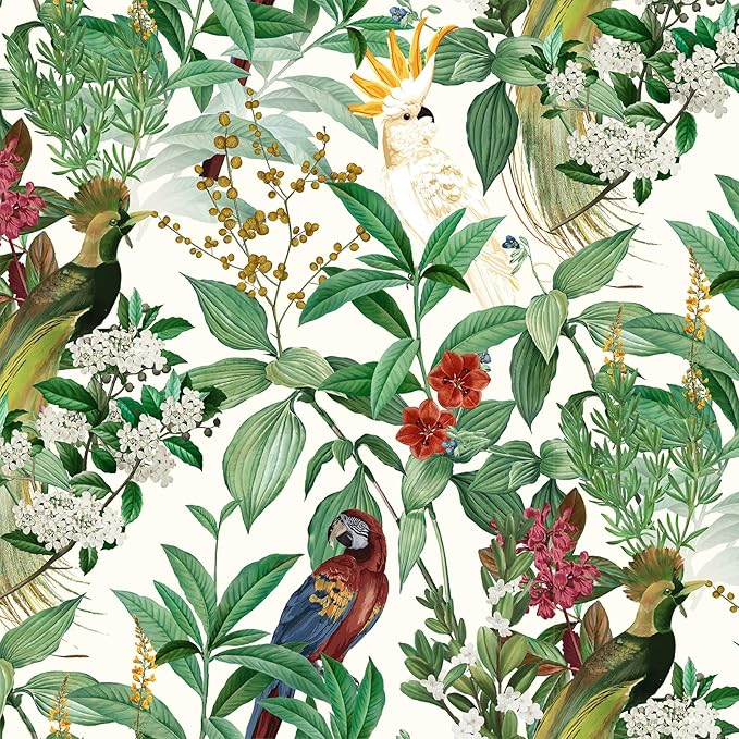 UDK New arrival Floral elegent design adhesive Wallpaper PVC stickers Peel & Stick wallpapers For Wall Furniture Decoration
