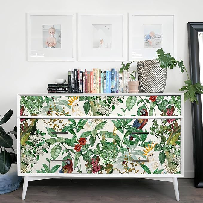 UDK New arrival Floral elegent design adhesive Wallpaper PVC stickers Peel & Stick wallpapers For Wall Furniture Decoration