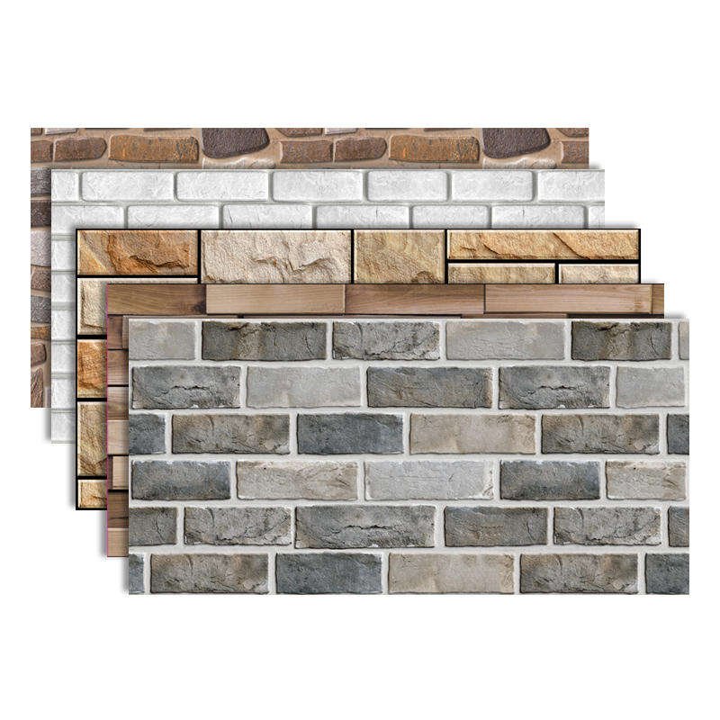 Waterproof Self Adhesive Home Decorative Wall Paper Brick Grain Wall paper Peel and Stick Wallpaper
